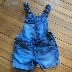 Lucky Brand Girls size 10 overall shorts
